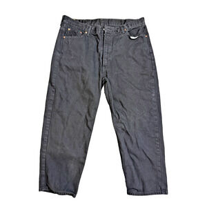 Vintage Levi’s 550 Black Jeans Men’s 42x29 Relaxed Fit Tapered Made In Mexico